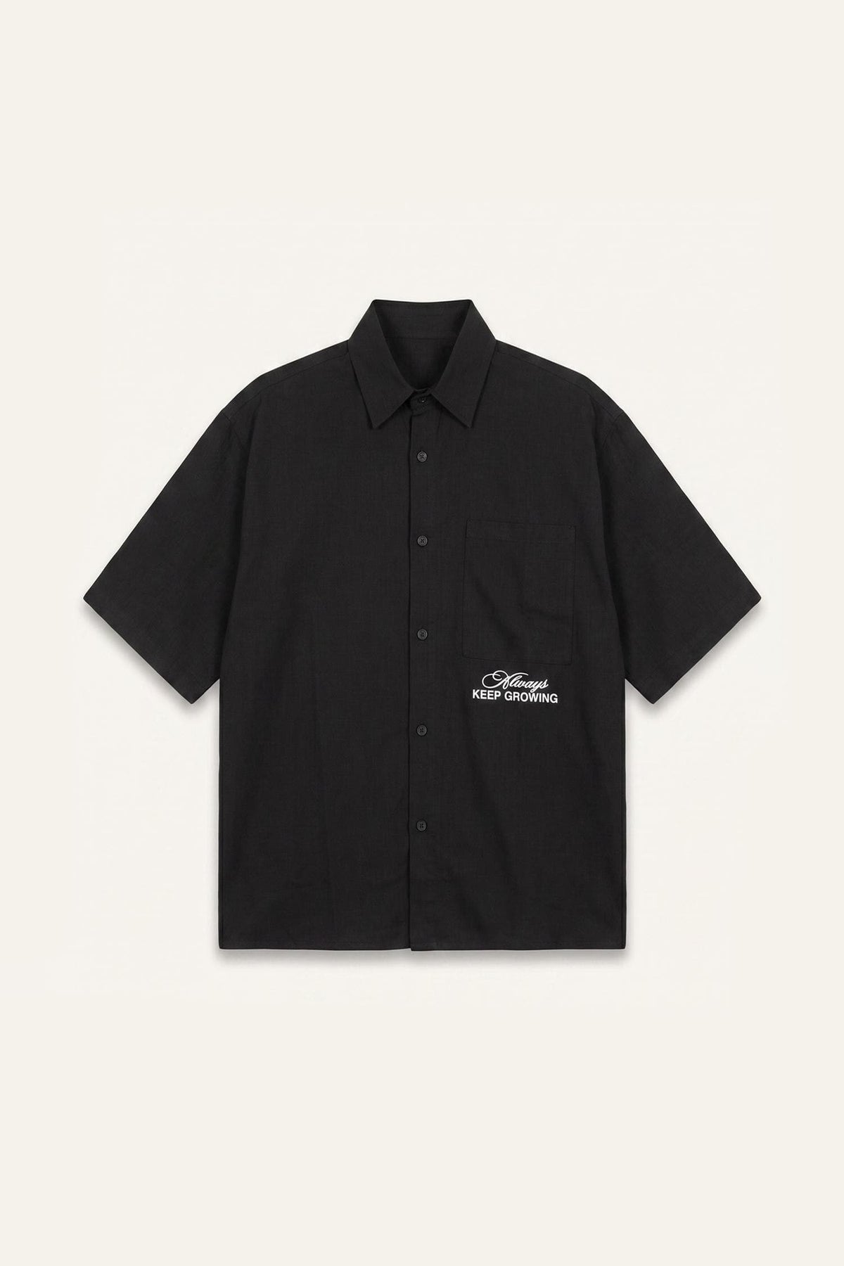 100% Cotton Overless Printed Short Sleeve Shirt