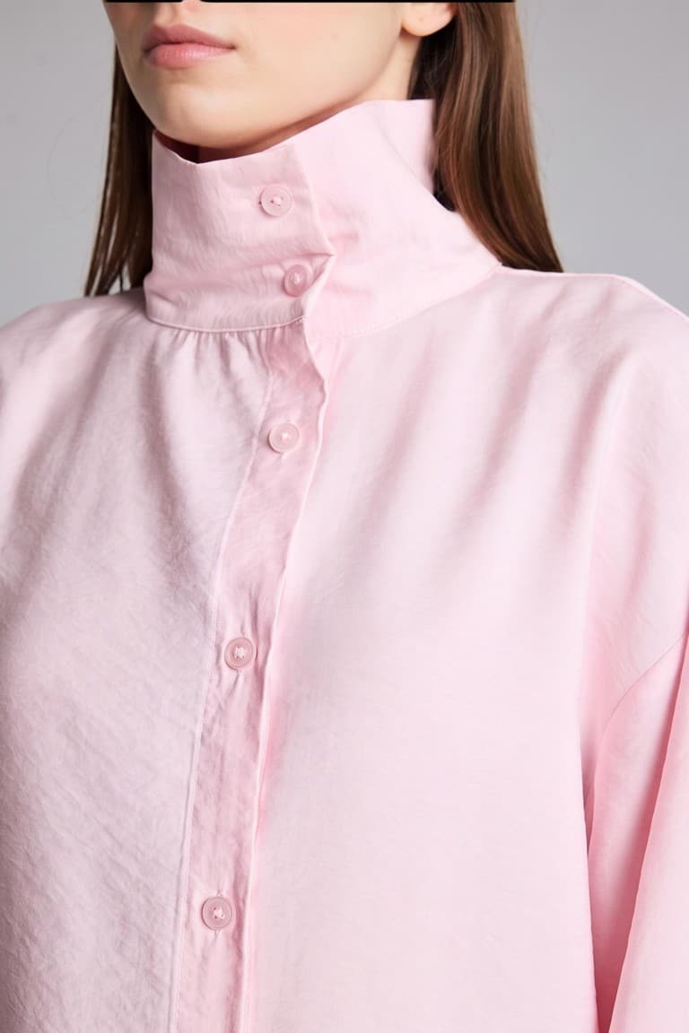 Regular Fit-Modal Long Sleeve Ecru Tunic