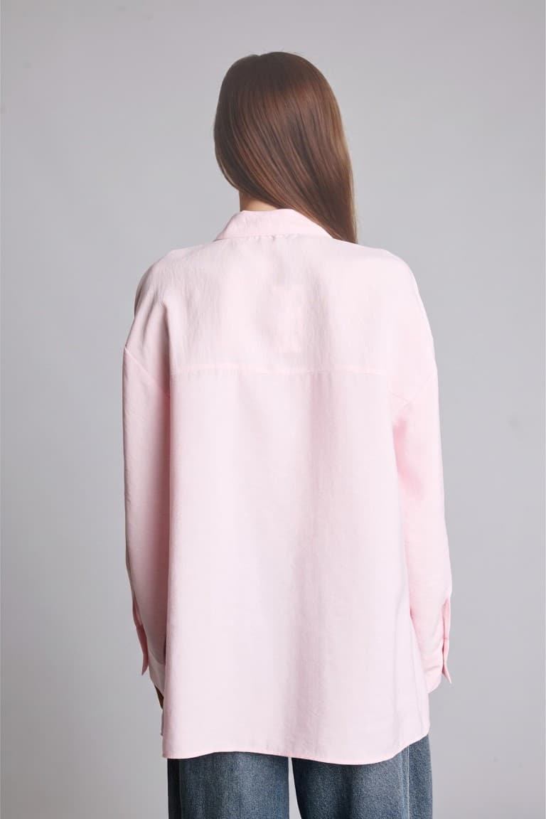 Regular Fit-Modal Long Sleeve Ecru Tunic