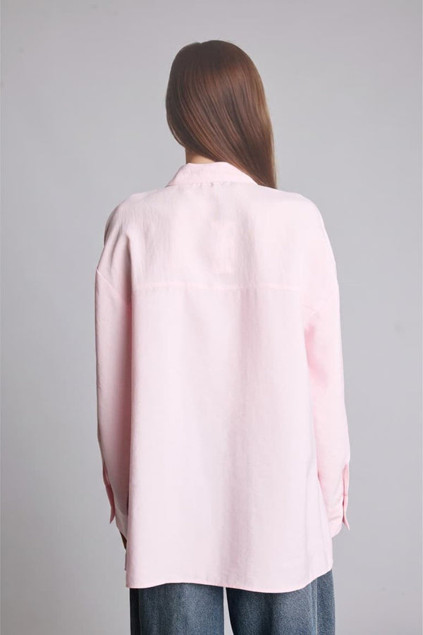 Regular Fit-Modal Long Sleeve Ecru Tunic