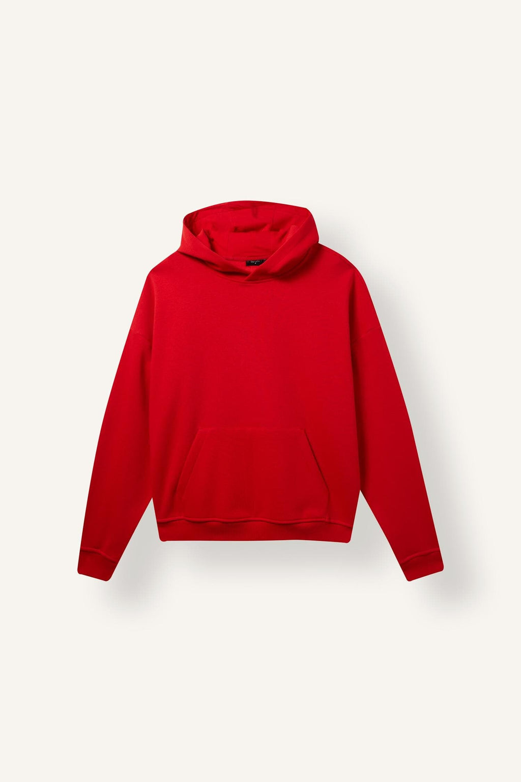 Overless Hooded Thick Fabric Sweatshirt