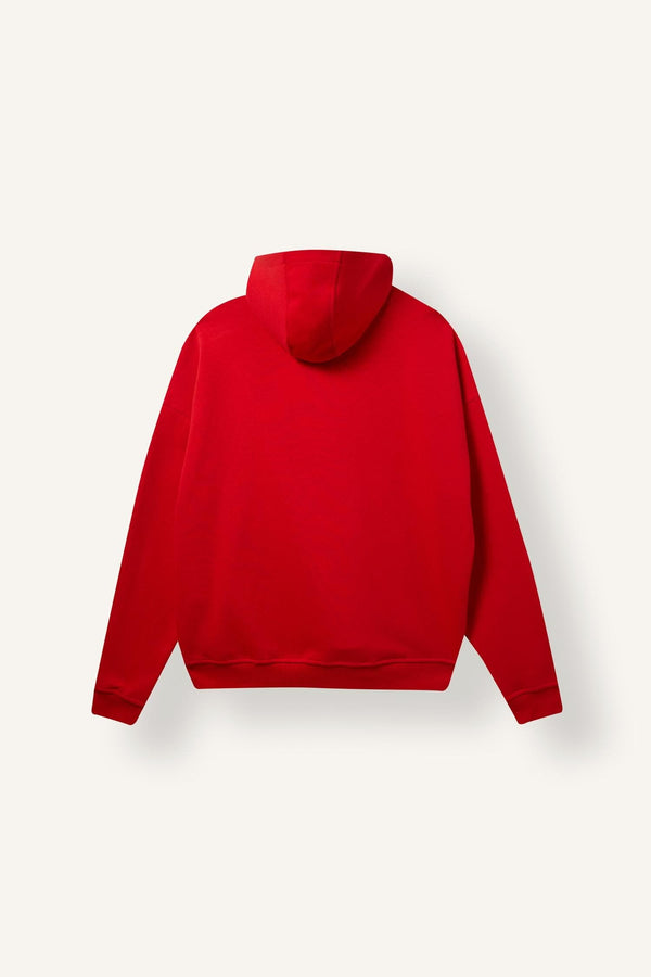 Overless Hooded Thick Fabric Sweatshirt