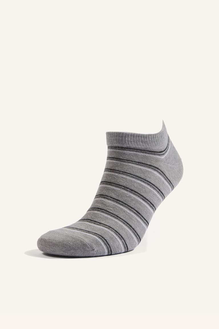 Mens 3-Pack Cotton Booties Socks