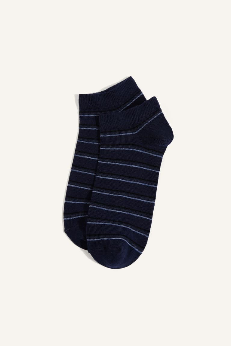 Mens 3-Pack Cotton Booties Socks
