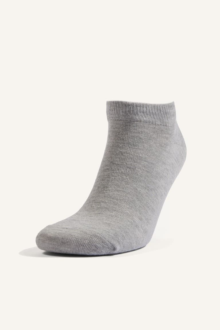 Mens 5-Pack Cotton Booties Socks