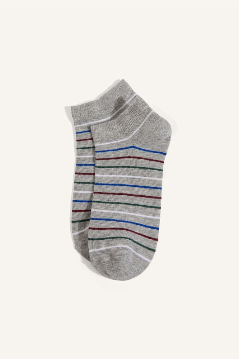 Mens 5-Pack Cotton Booties Socks