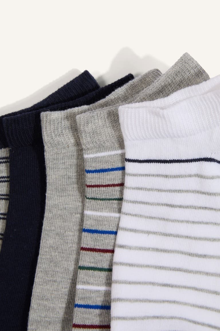 Mens 5-Pack Cotton Booties Socks
