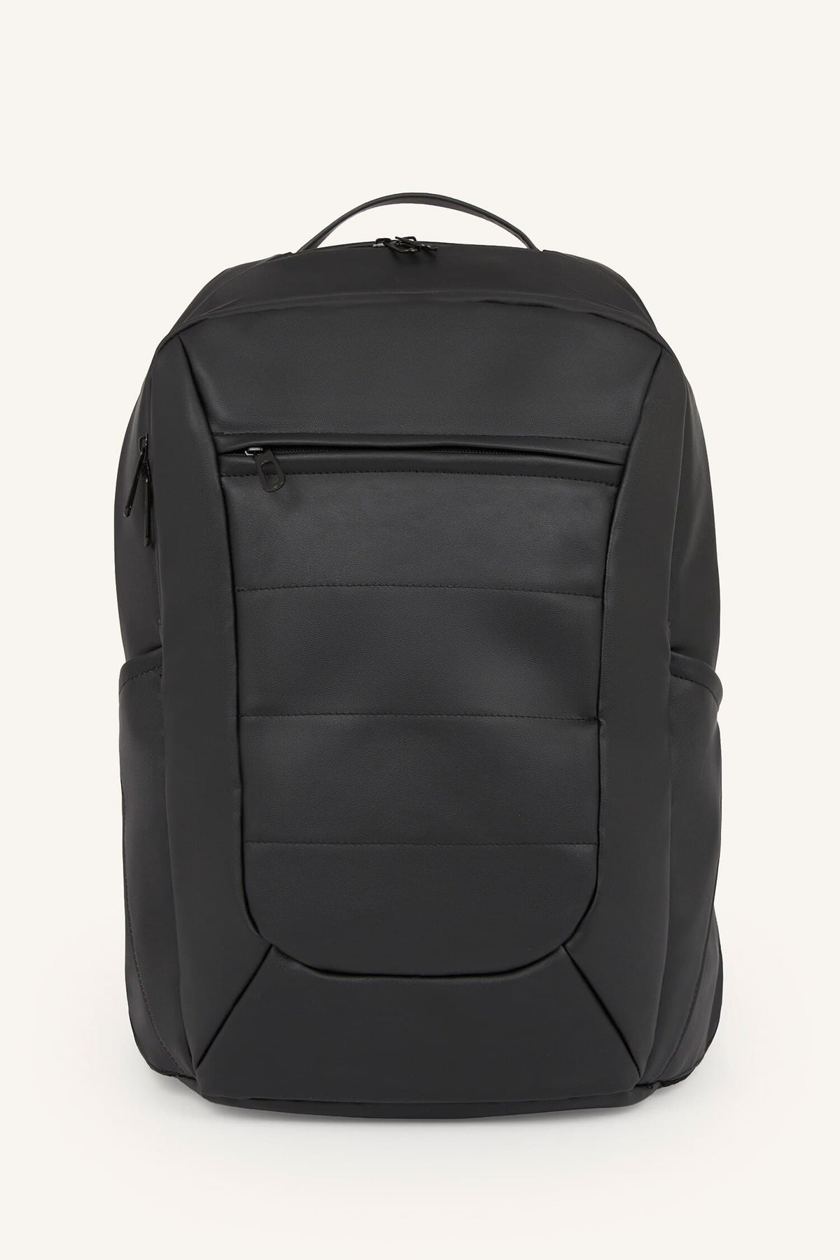 Mens Faux Leather Backpack