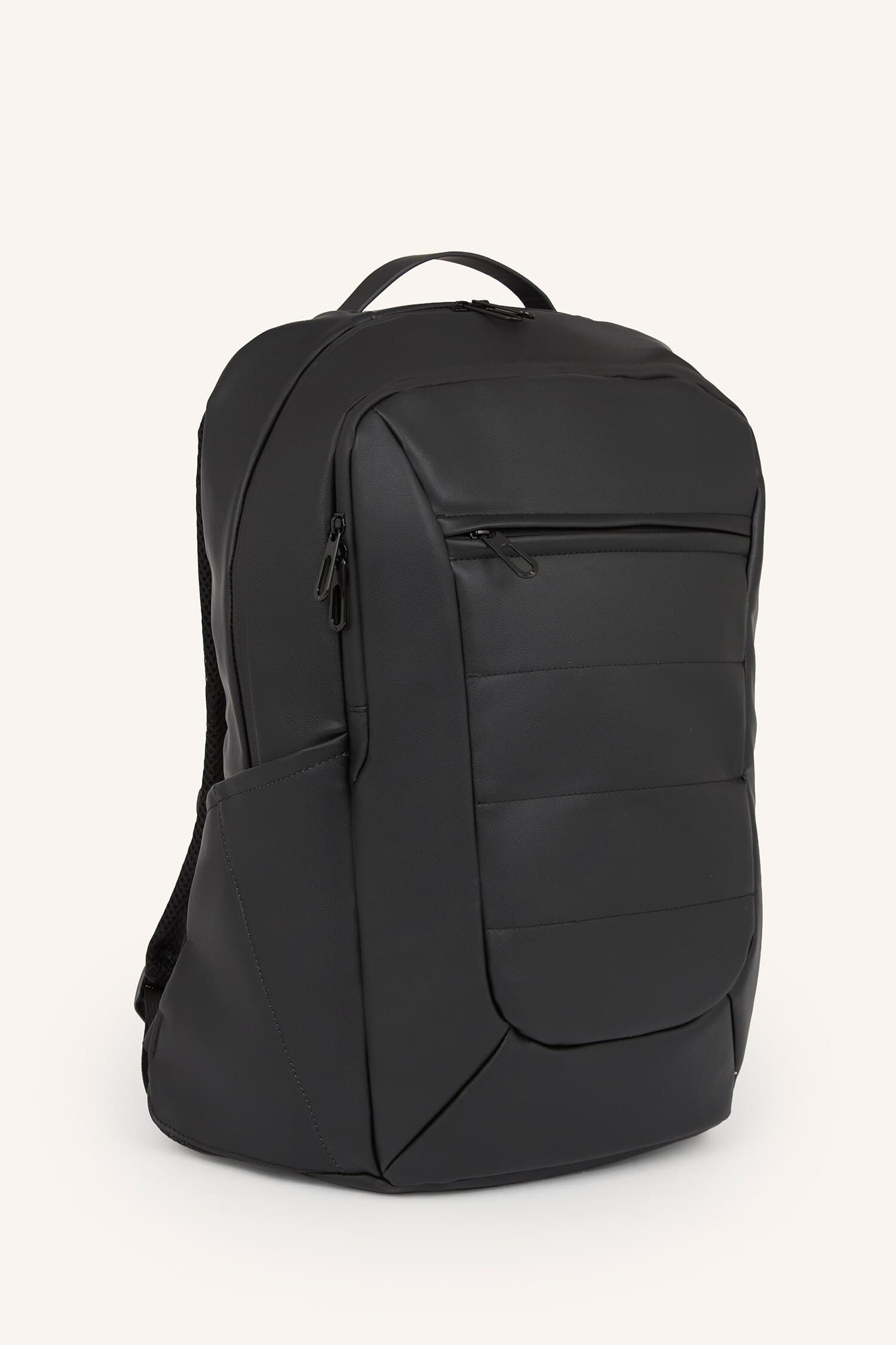 Mens Faux Leather Backpack Secondary image