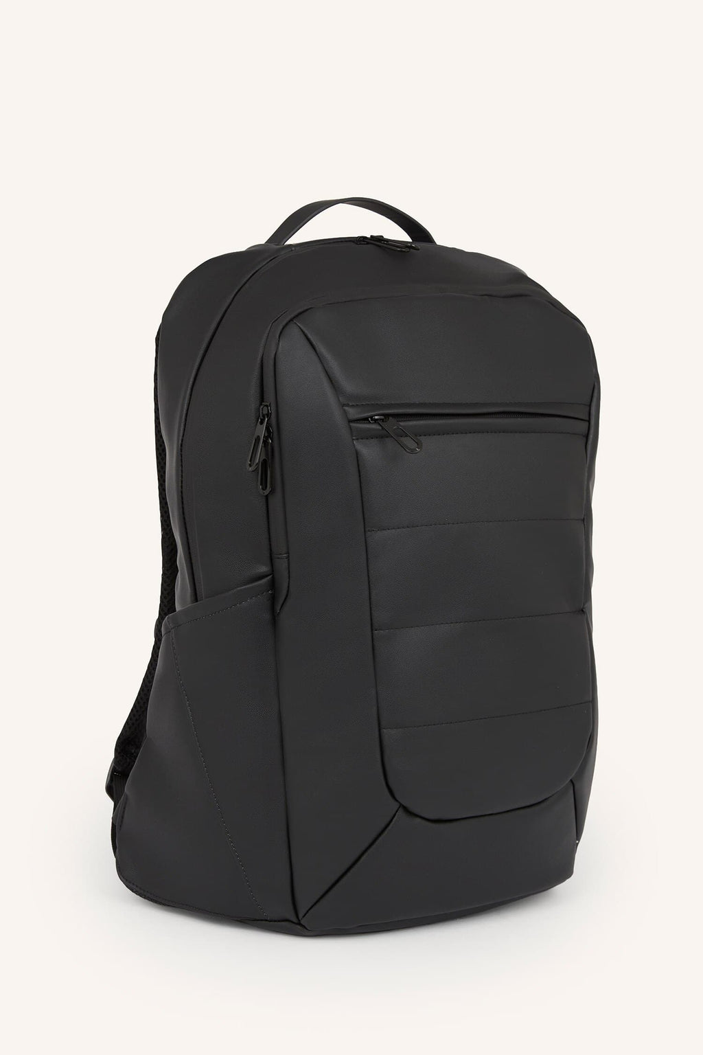 Mens Faux Leather Backpack