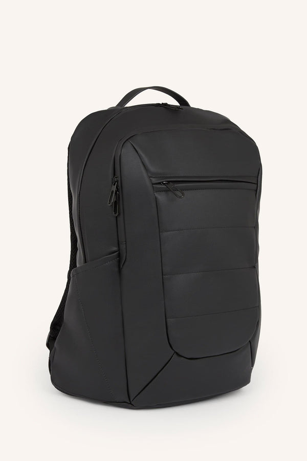 Mens Faux Leather Backpack