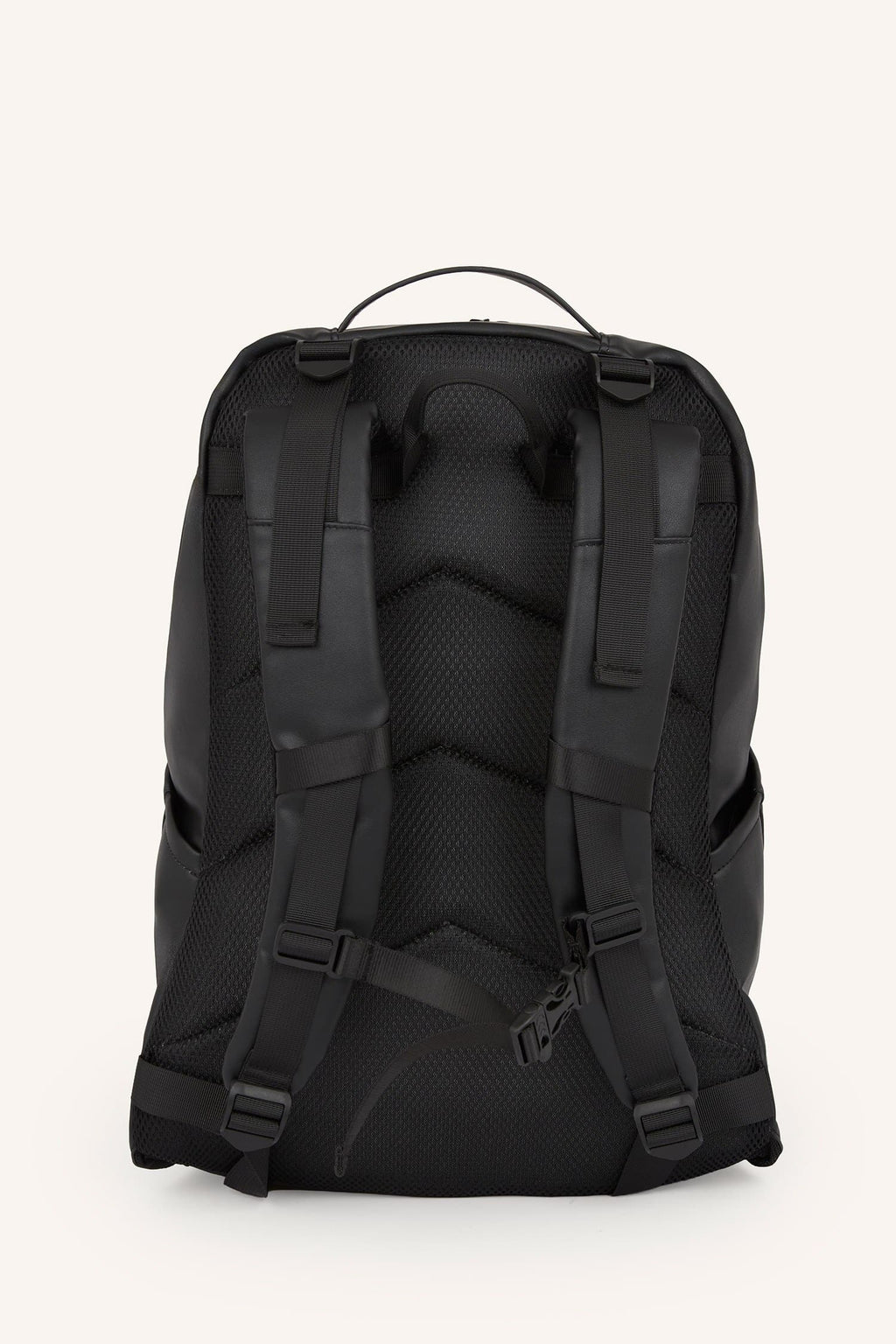 Mens Faux Leather Backpack