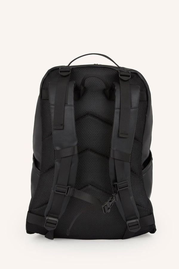 Mens Faux Leather Backpack