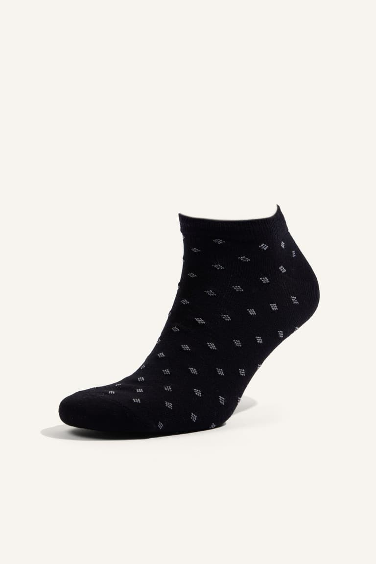 Mens Seamless 3-Pack Cotton Booties Socks