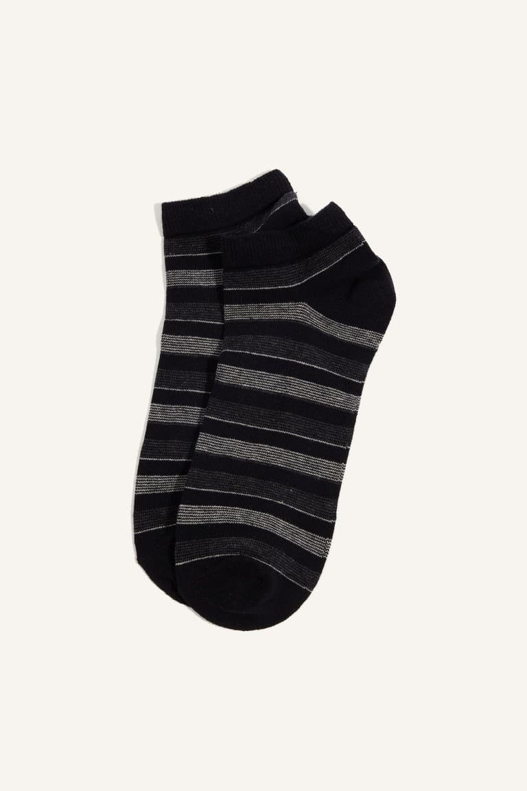 Mens Seamless 7-Pack Cotton Booties Socks