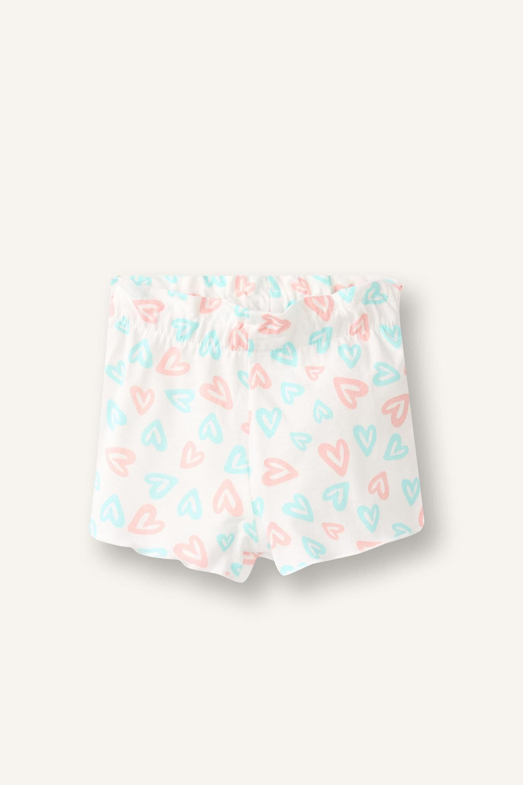 100% Cotton Printed 2-Piece Ecru Pajama Set Baby Girl