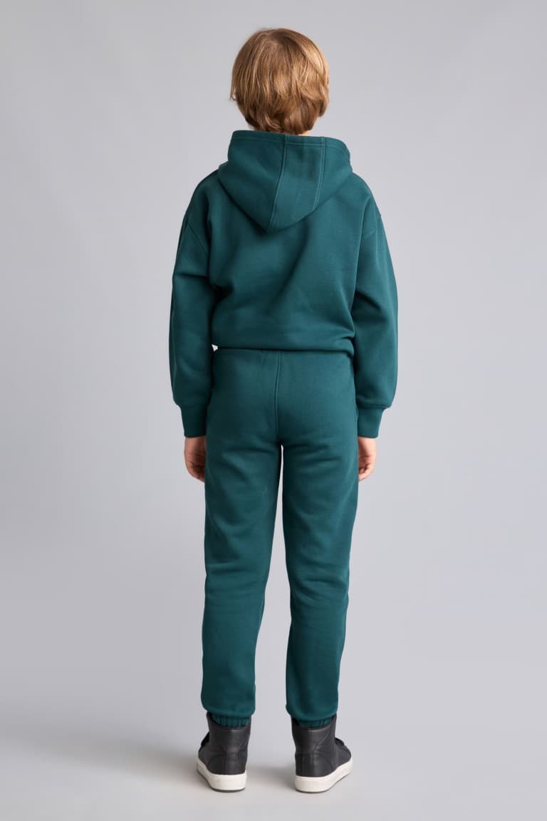 Printed Elastic Leg Thick Fabric Jogger Sweatpants Boy