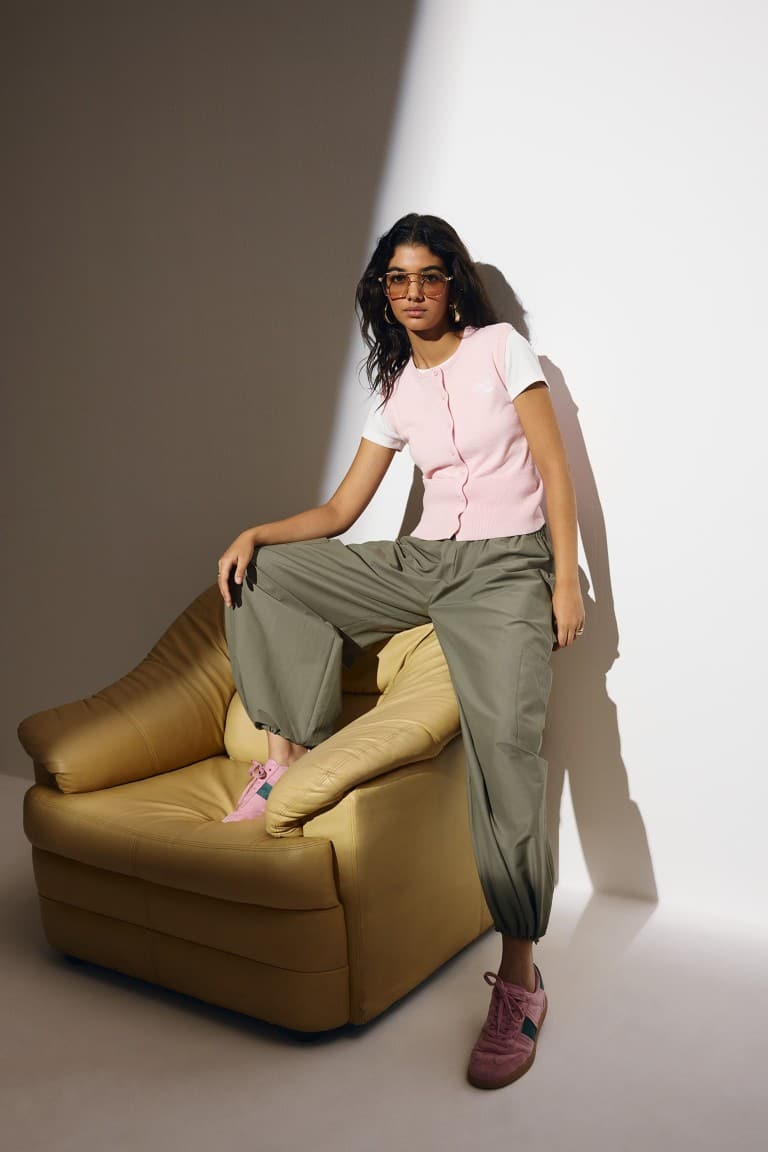 Parachute Regular Waist Standard Size Cargo Pants Secondary image