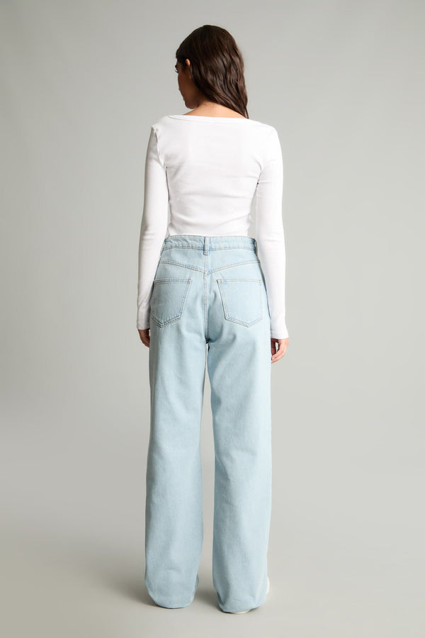90s Pair Leg High Waist Jeans