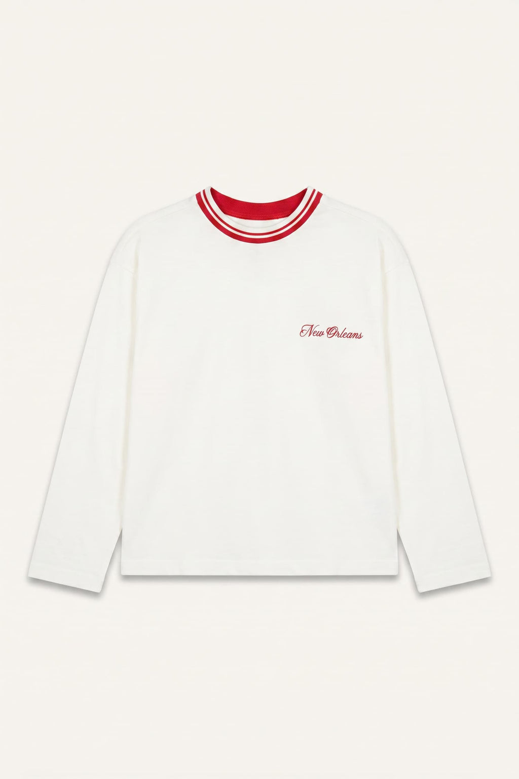 100% Cotton Overless Crew Neck Printed Long Sleeve T-Shirt Baby Boy