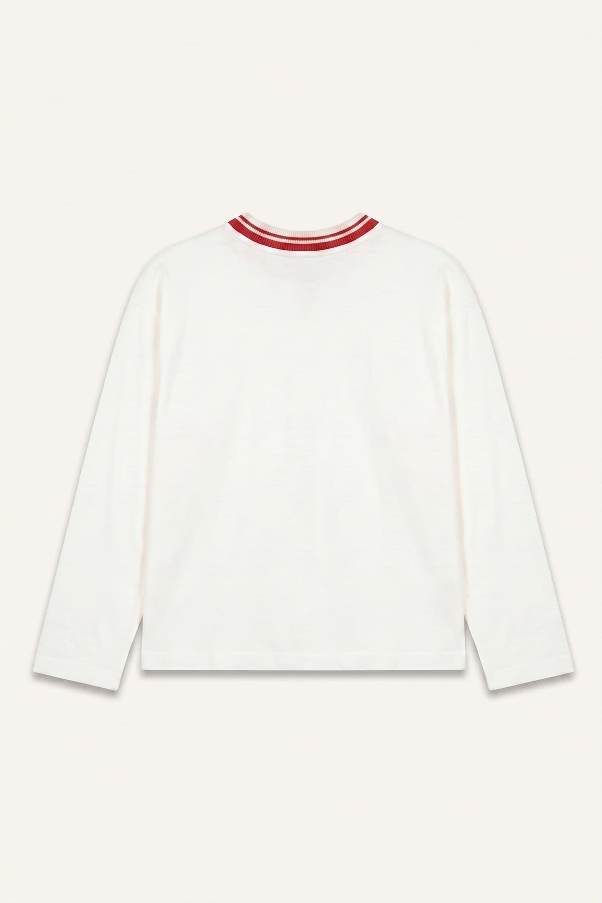 100% Cotton Overless Crew Neck Printed Long Sleeve T-Shirt Baby Boy