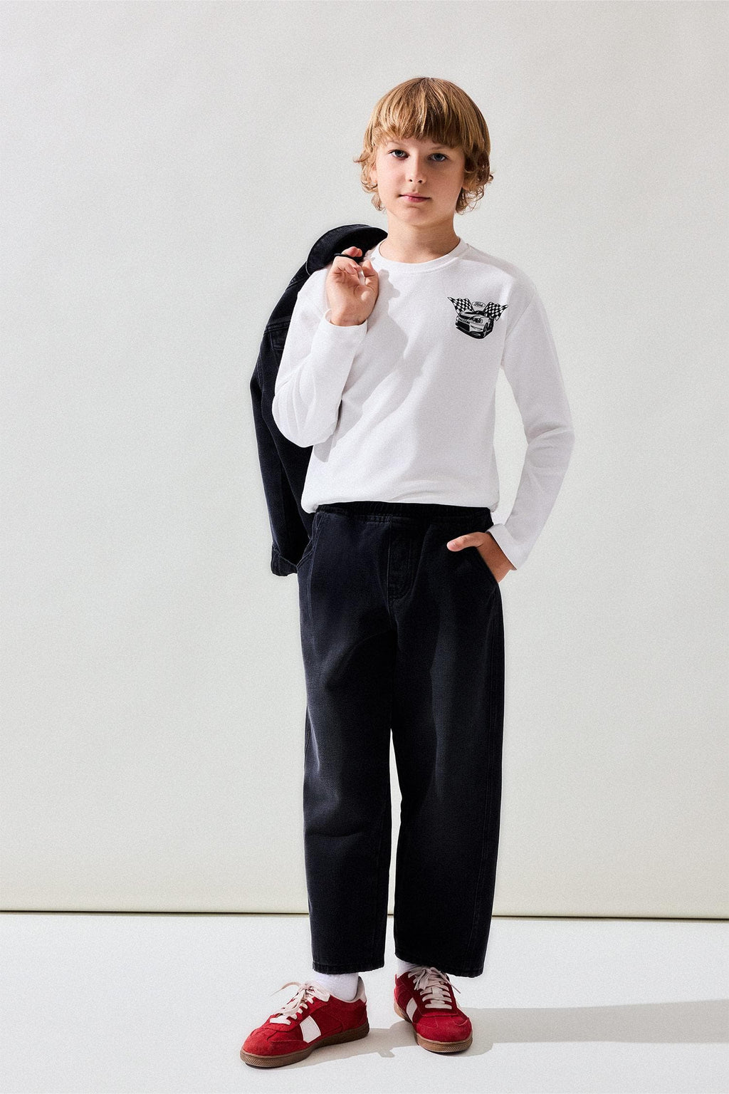 Barrel Fit Standard Leg Jeans Boy