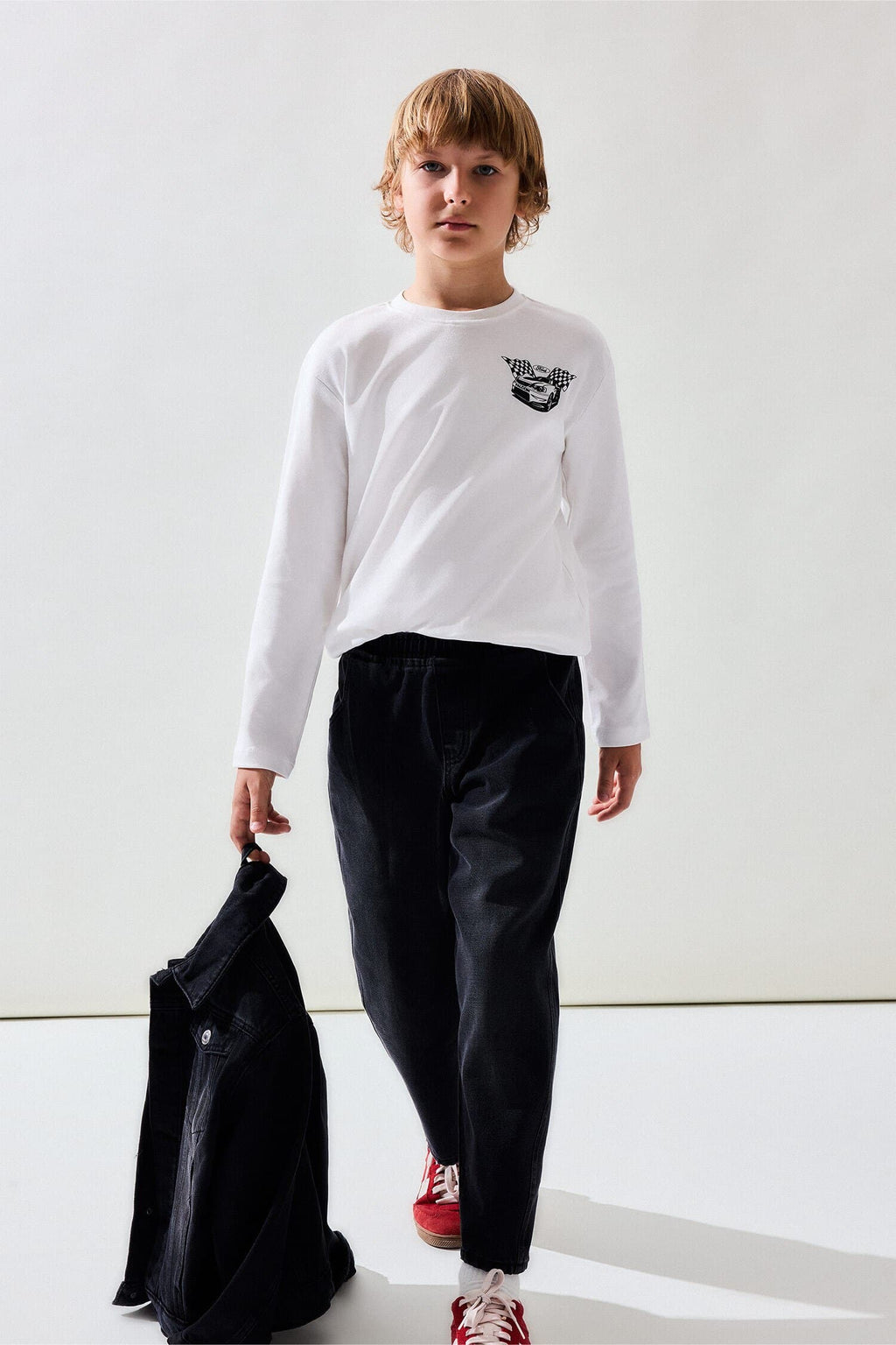 Barrel Fit Standard Leg Jeans Boy
