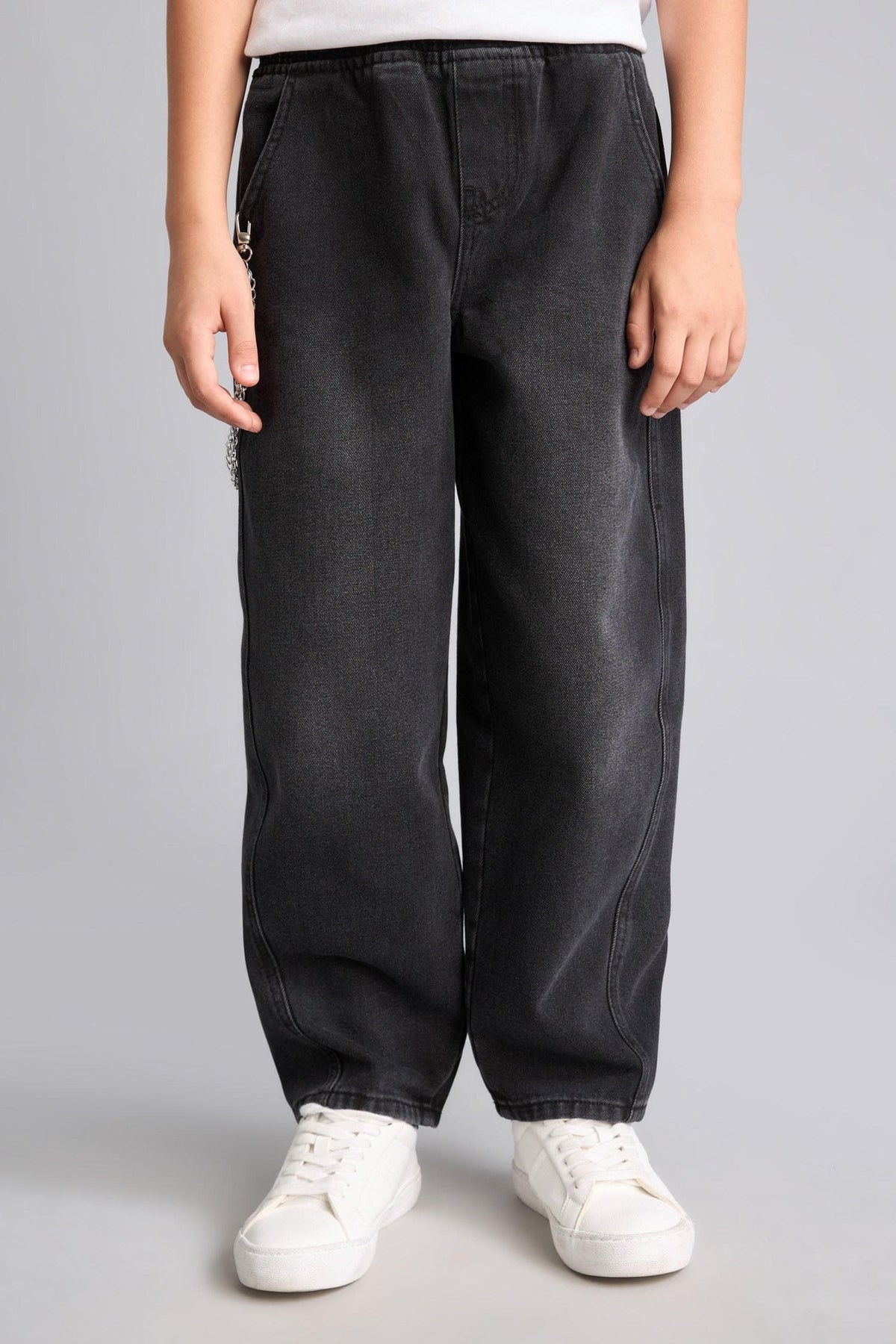 Barrel Fit Standard Leg Jeans Boy