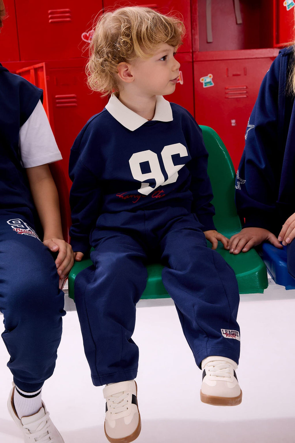 100% Cotton Overless Polo Neck Printed Sweatshirt Fabric Sweatshirt Baby Boy