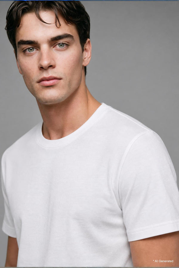 Regular Fit Crew Neck Short Sleeve T-Shirt