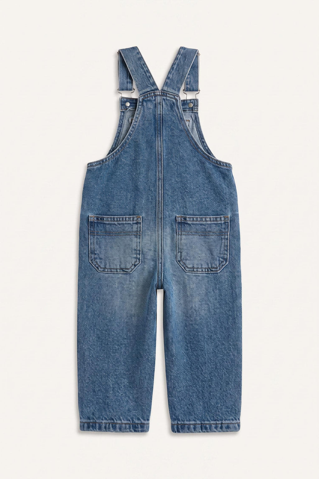 100% Cotton Light Blue Jean Salopet Jumpsuit Baby Boy
