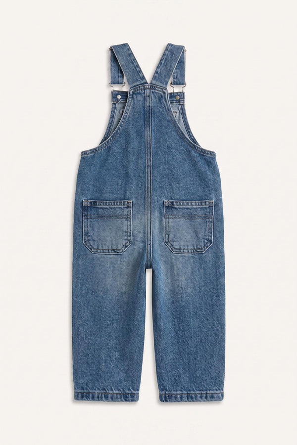 100% Cotton Light Blue Jean Salopet Jumpsuit Baby Boy