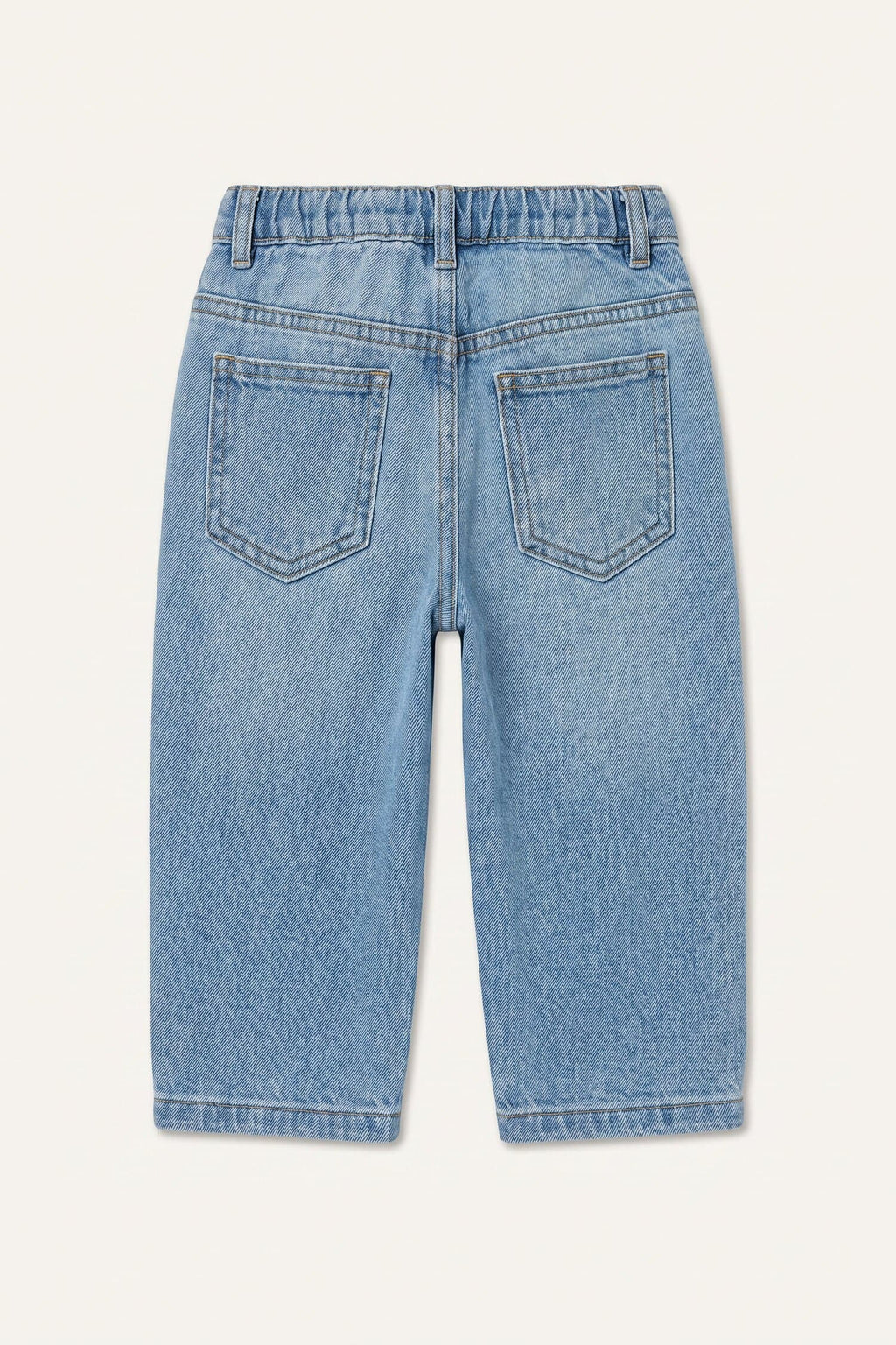 Balloon Fit Stretchy Banded Leg Jeans Light Blue Pants Baby Boy