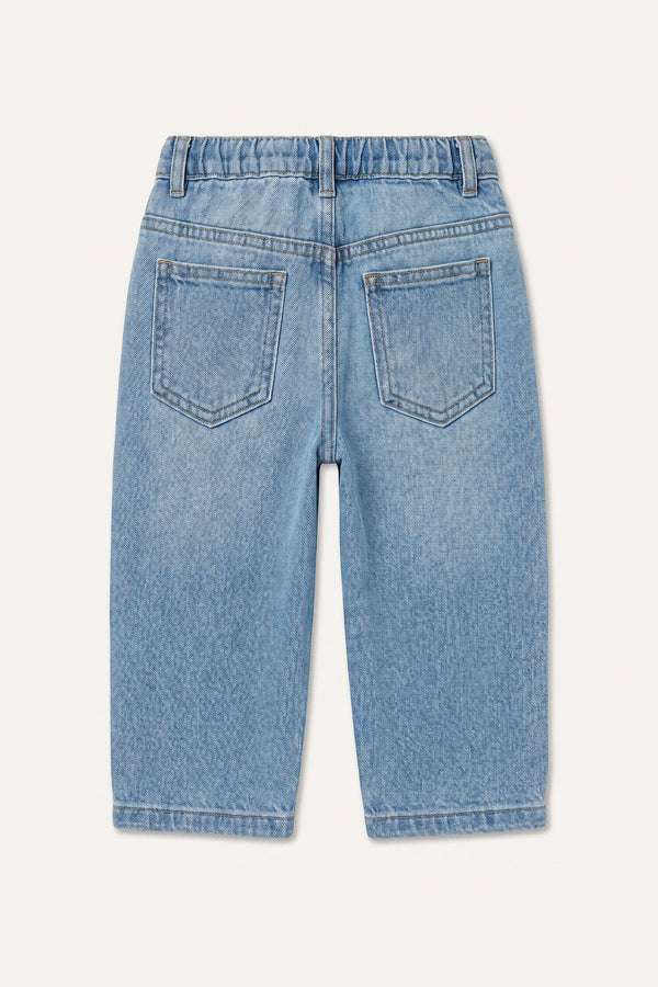 Balloon Fit Stretchy Banded Leg Jeans Light Blue Pants Baby Boy