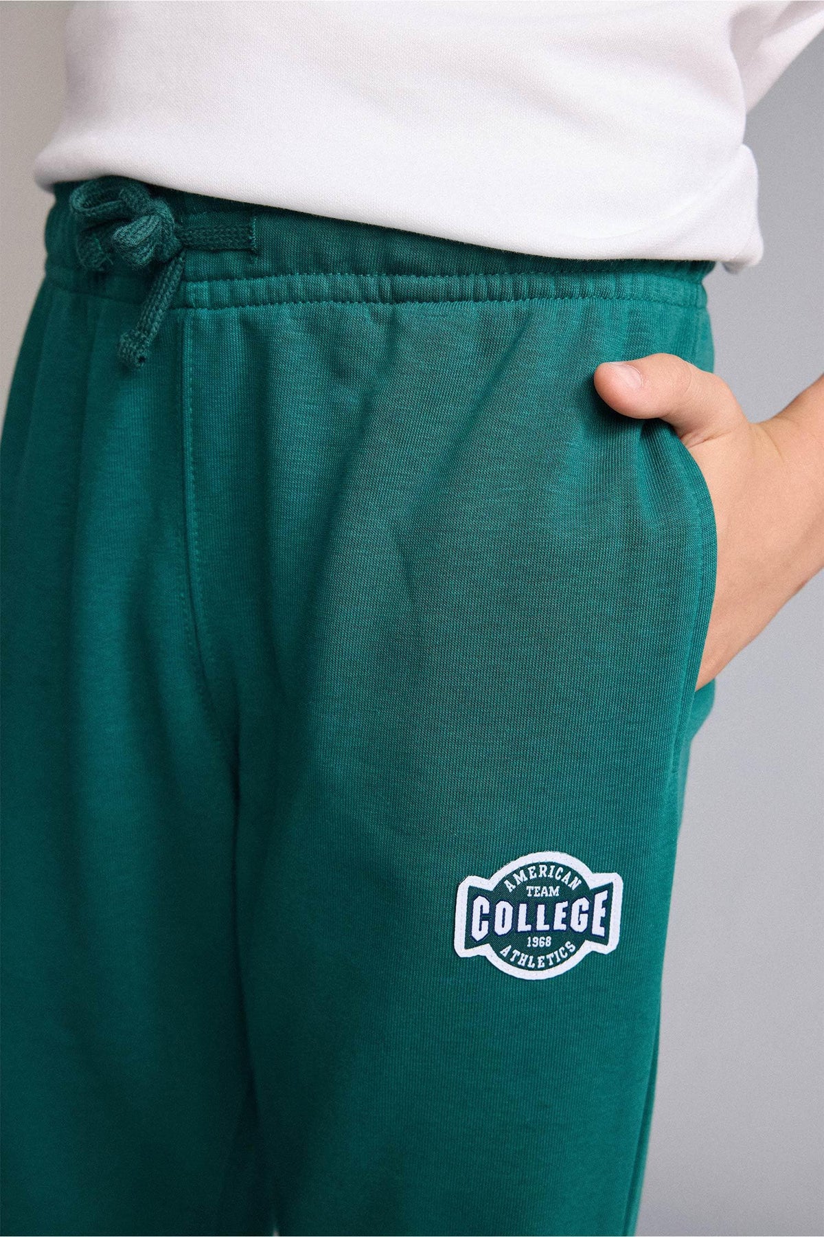 Regular Jogger Fit College Printed Sweatpants Boys