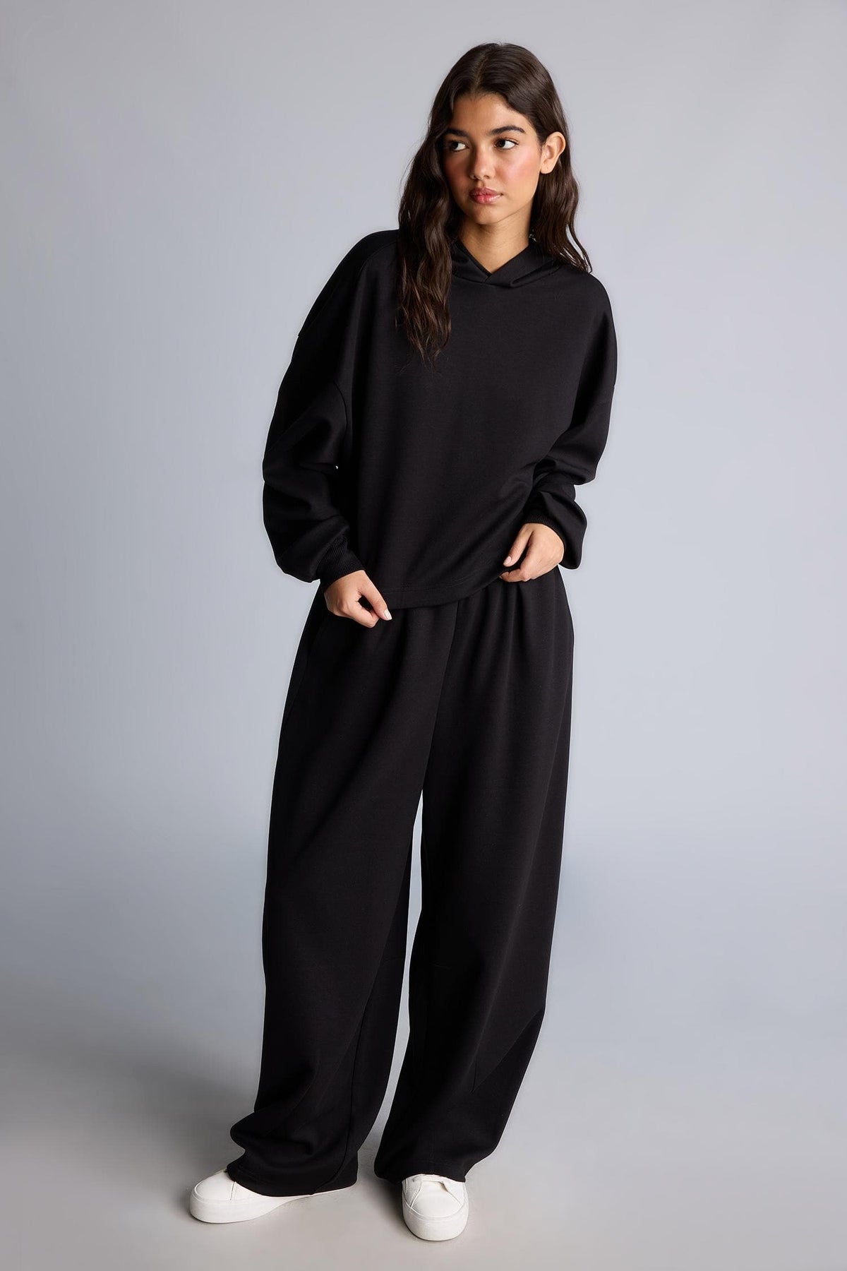 Loose Fit Hooded Sweatshirt