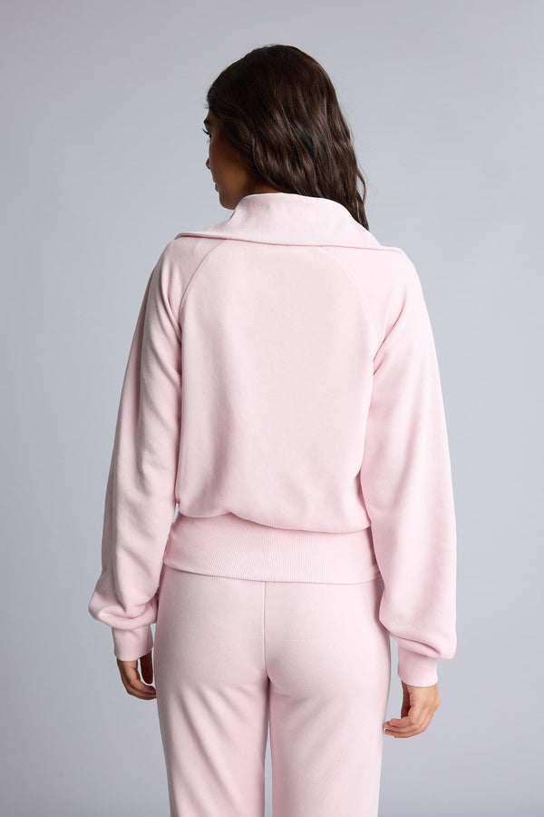 Fitted Half Turtleneck Cardigan