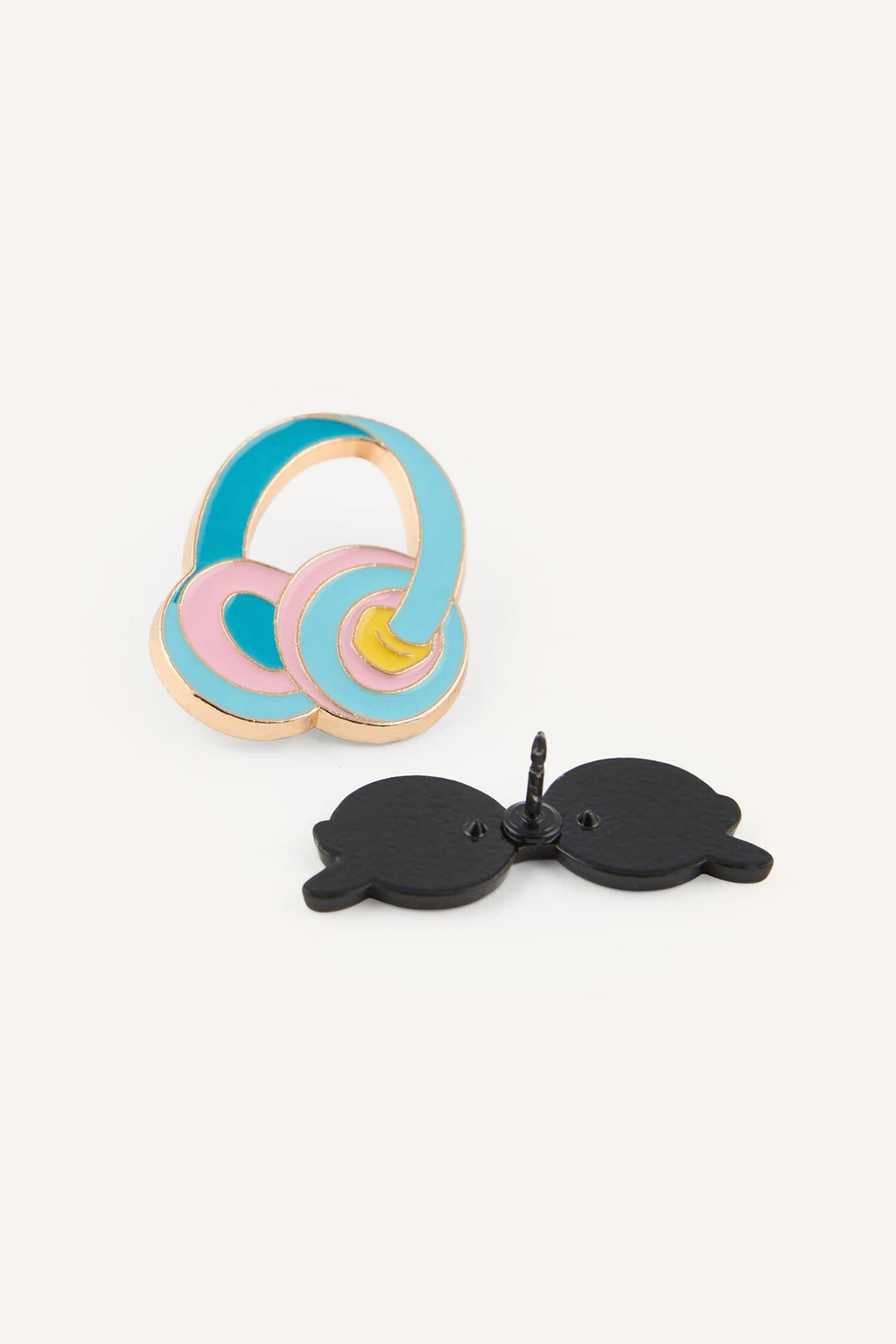4-Piece Brooch Badge Set