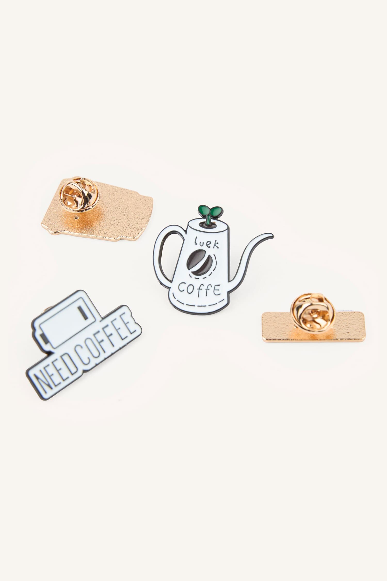 4-Piece Brooch Badge Set Secondary image