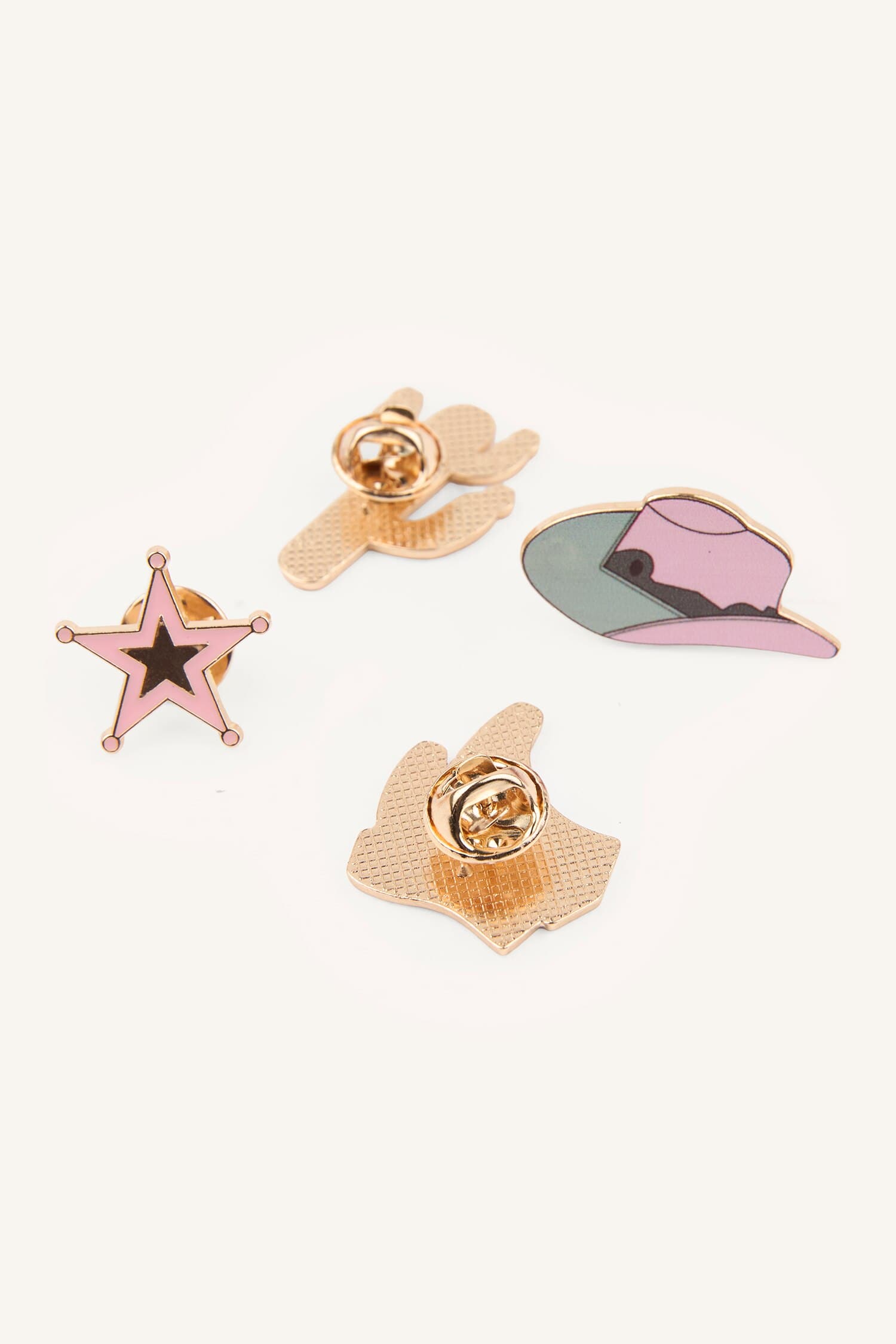 4-Piece Brooch Badge Set Secondary image