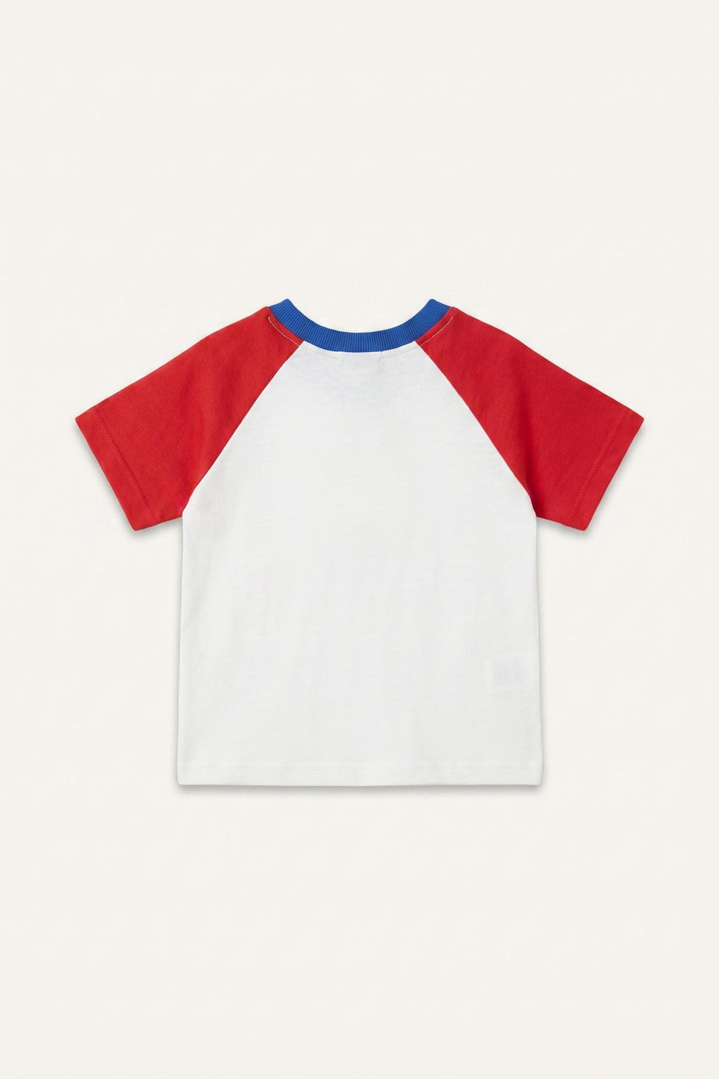 100% Cotton Overless Short Sleeve Ecru T-Shirt Baby Boy
