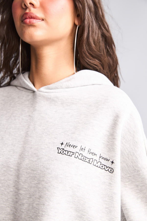 Overshırt Fitted Hooded Printed Thick Fabric Sweatshirt