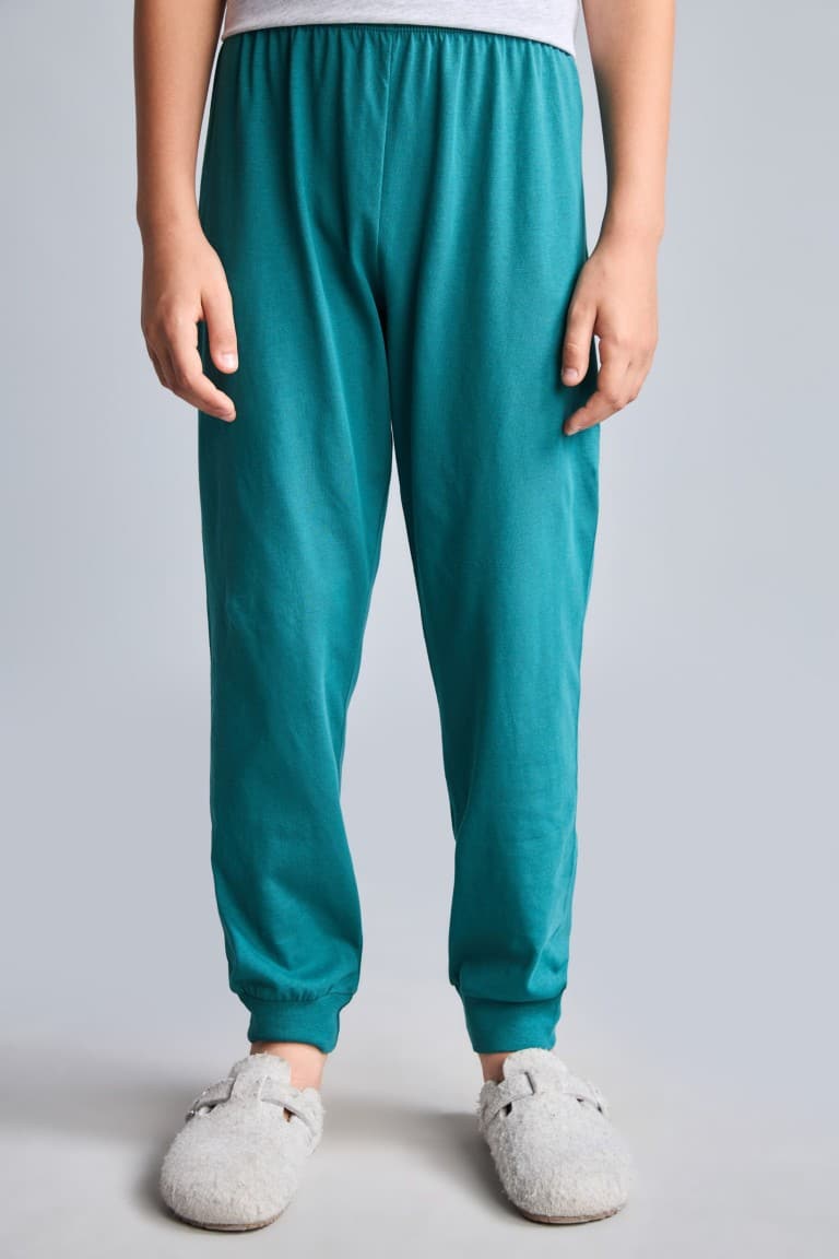 Regular Fit Printed T-Shirt Sweatpants 2-Pack Pajama Set Boy