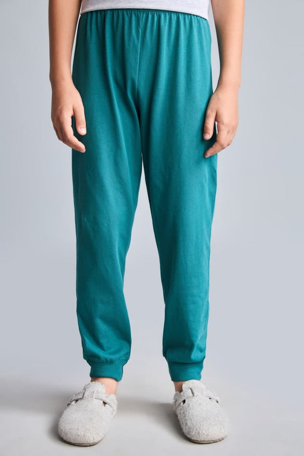 Regular Fit Printed T-Shirt Sweatpants 2-Pack Pajama Set Boy