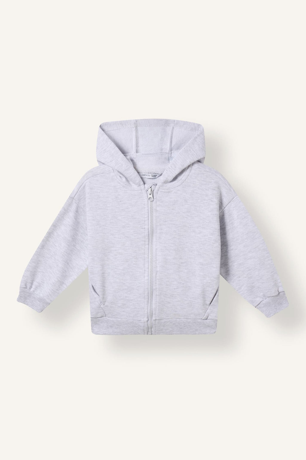 Hooded Pocket Zippered Sweatshirt Sweatshirt Cardigan Baby Girl