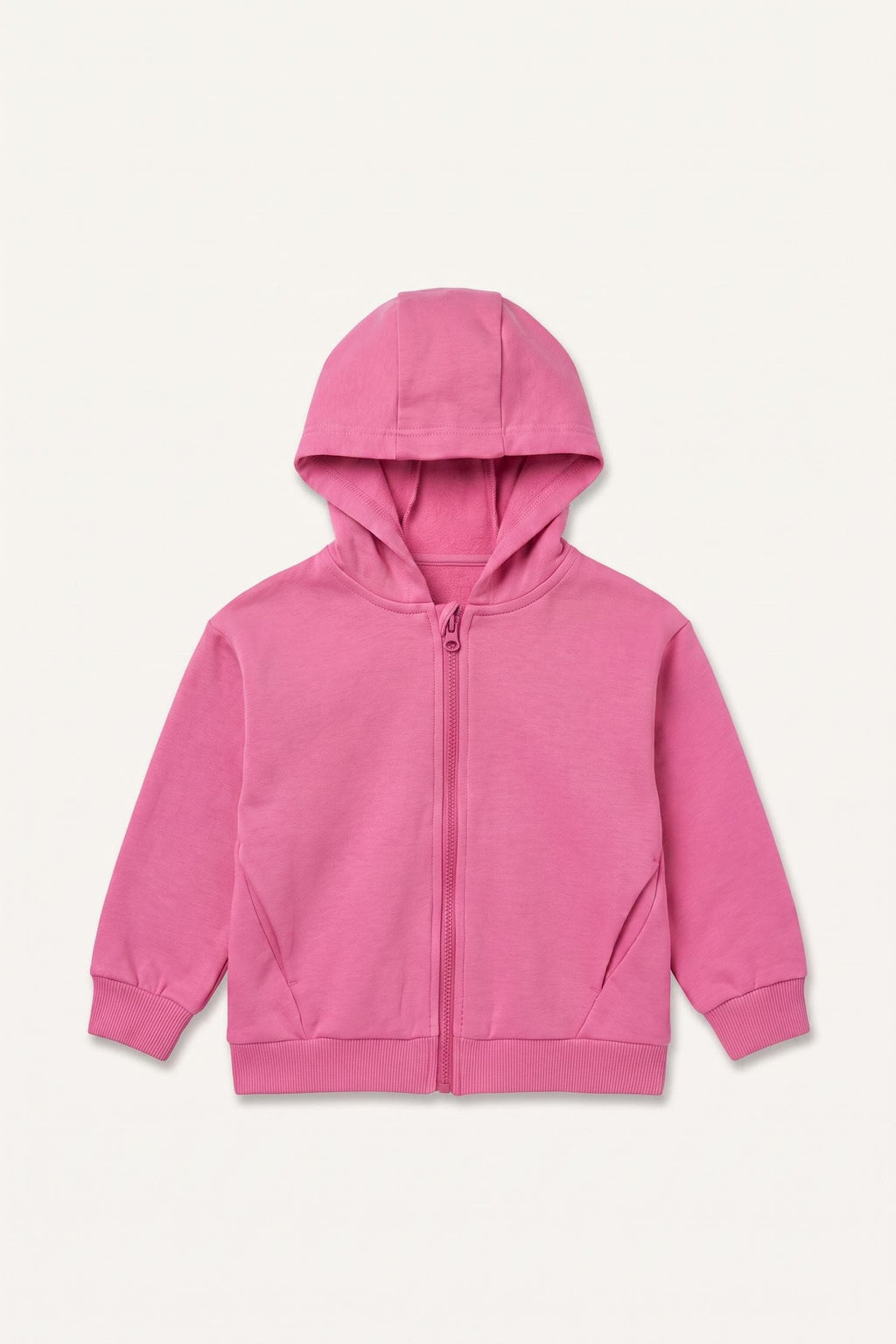 Hooded Pocket Zippered Sweatshirt Sweatshirt Cardigan Baby Girl