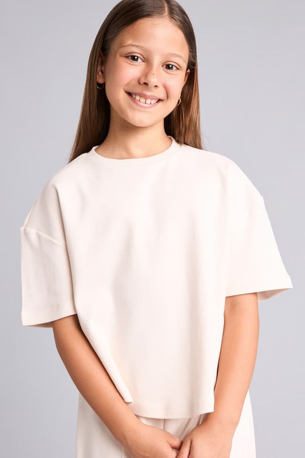 100% Cotton 2-Pack Short Sleeve Indigo Set Girls