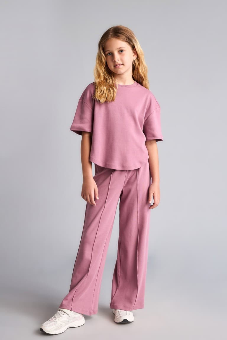 100% Cotton 2-Pack Short Sleeve Indigo Set Girls