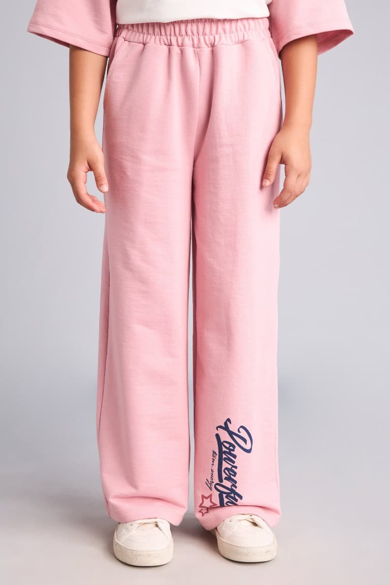 Printed T-Shirt Sweatpants 2 Pcs Girl