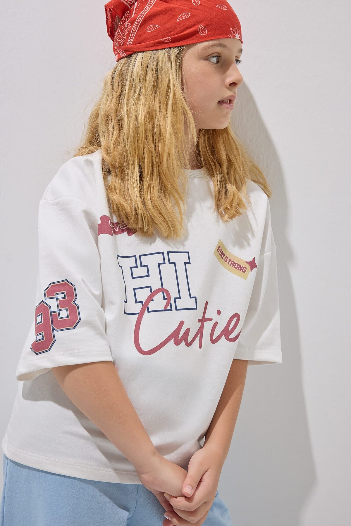 Printed T-Shirt Sweatpants 2 Pcs Girl